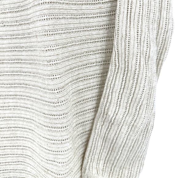 Tommy Bahama Women's Soft Gold Jewel Bay Sequin V-Neck Sweater Size M - Picture 6 of 9